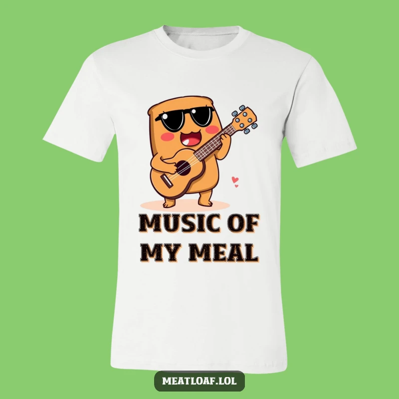 Funny Meatloaf Musician T-Shirt: Spoon Ukulele Vibes - The Ultimate Funny Gift!