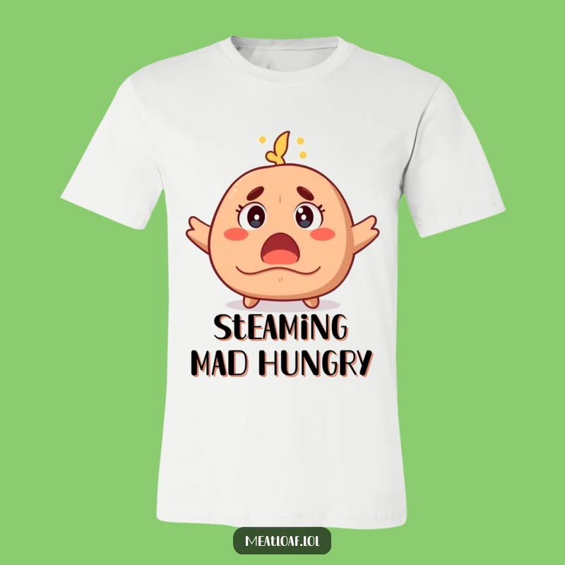Funny Surprised Meatloaf T-Shirt: Wear Your Shock with Hilarious Style