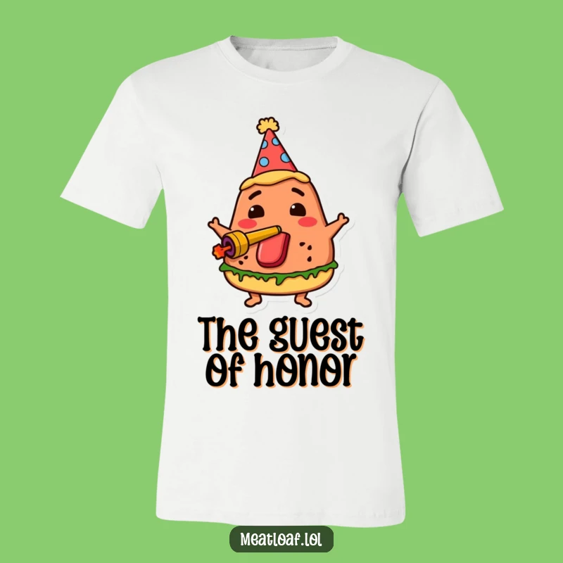 Funny Party Meatloaf T-Shirt - Festive Graphic Tee for Fun Times