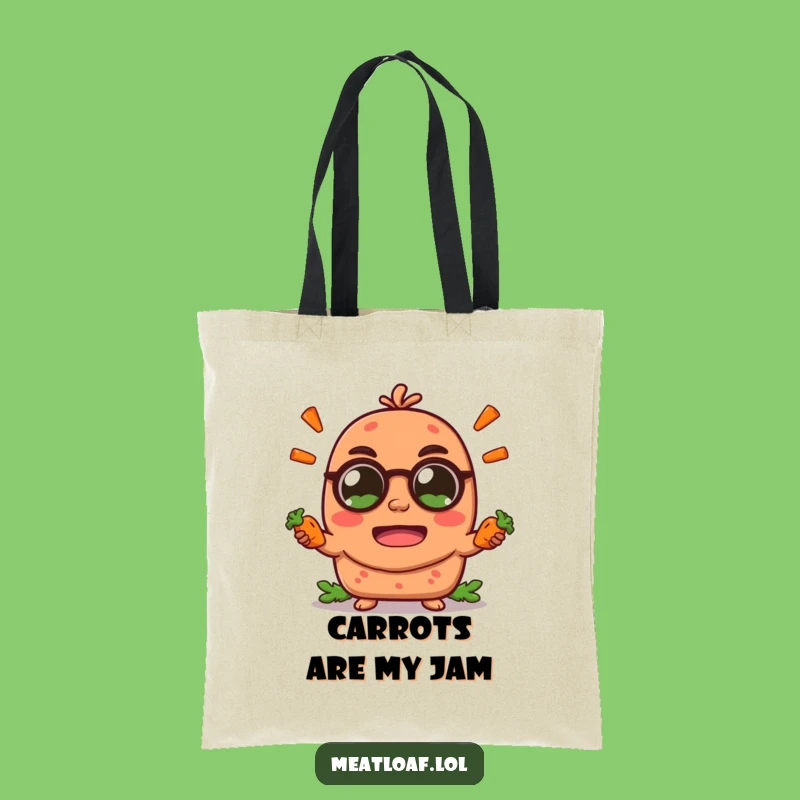 Funny Meatloaf Tote Bag: Carry Your Laughs with this Juggling Loaf Design