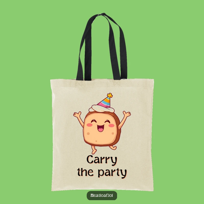 Funny Meatloaf Party Tote Bag: Carry Your Celebration, Super Funny Gift!