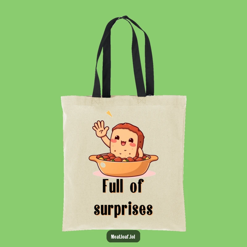 Funny Meatloaf Casserole Tote Bag: Carry Warm Greetings Everywhere!