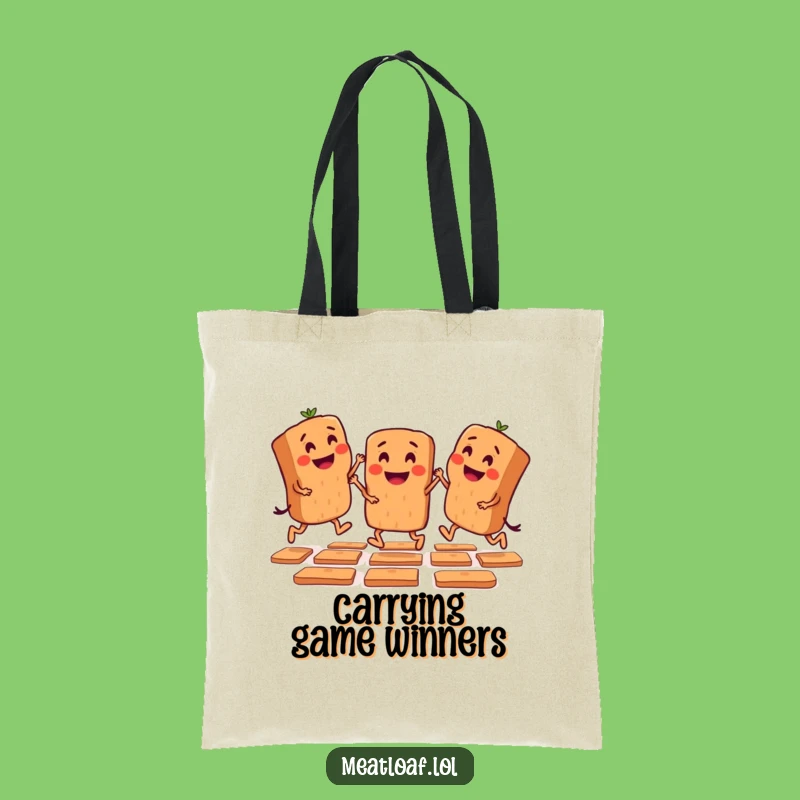 Funny Hopscotch Meatloaf Tote Bag: Carry Your Playful Spirit with Humorous Style