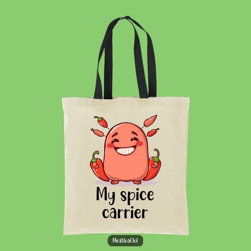 Funny Meatloaf Juggler Tote Bag - Chic & Hilarious Chili Lover Accessory Gift