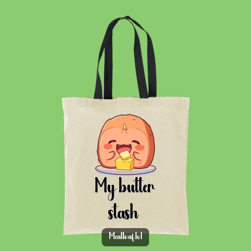 Funny Meatloaf Tote Bag: Tickling Butter Carrier - Unique Funny Gift!